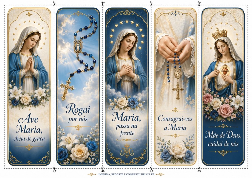 Marcadores Marianos e Santo Rosário